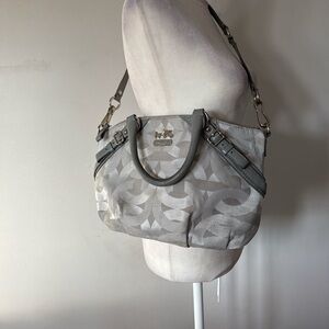 Coach Light Grey Crossbody Bag